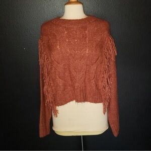 NWT - Urban Outfitters Knit Sweater (Orange, Small)